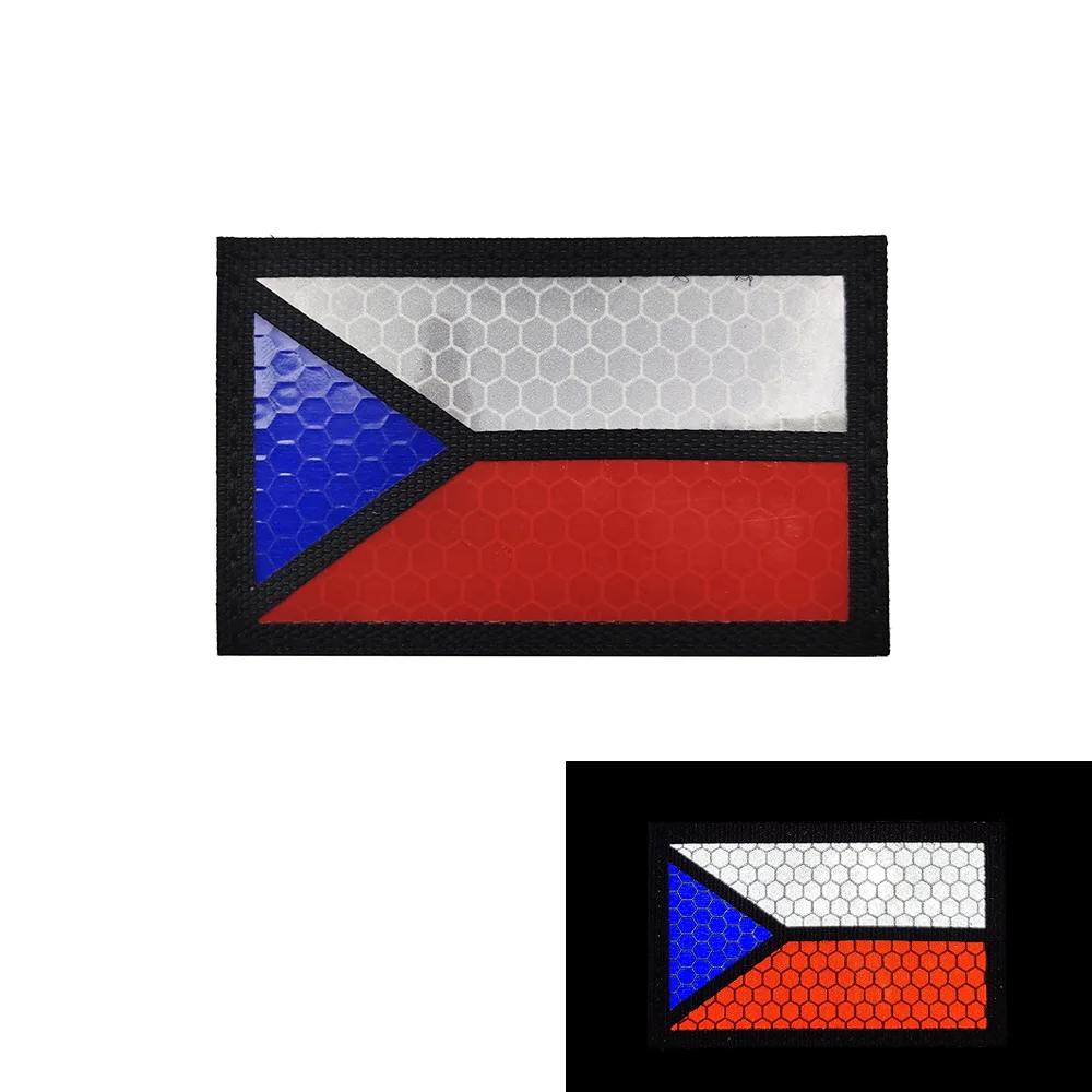 Patch magique de coulée de sensation tchèque, insigne de sac de brassard militaire, tissu brodé de soldat, patchs de vêtements, autriche, Roumanie