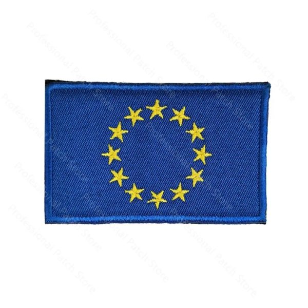 Patch brodé sur vêtements, décoration en tissu, patchs de sac à dos de l'armée, Russie, Espagne, Turquie, France, UE, DulMilitary – Image 5
