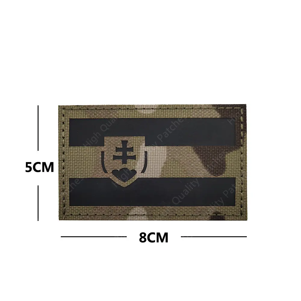 Patchs Magiques Brodés avec Sensation de Slovaquie, Danemark ge de Moulage à Infrarouge, Accessoires Militaires de l'Armée