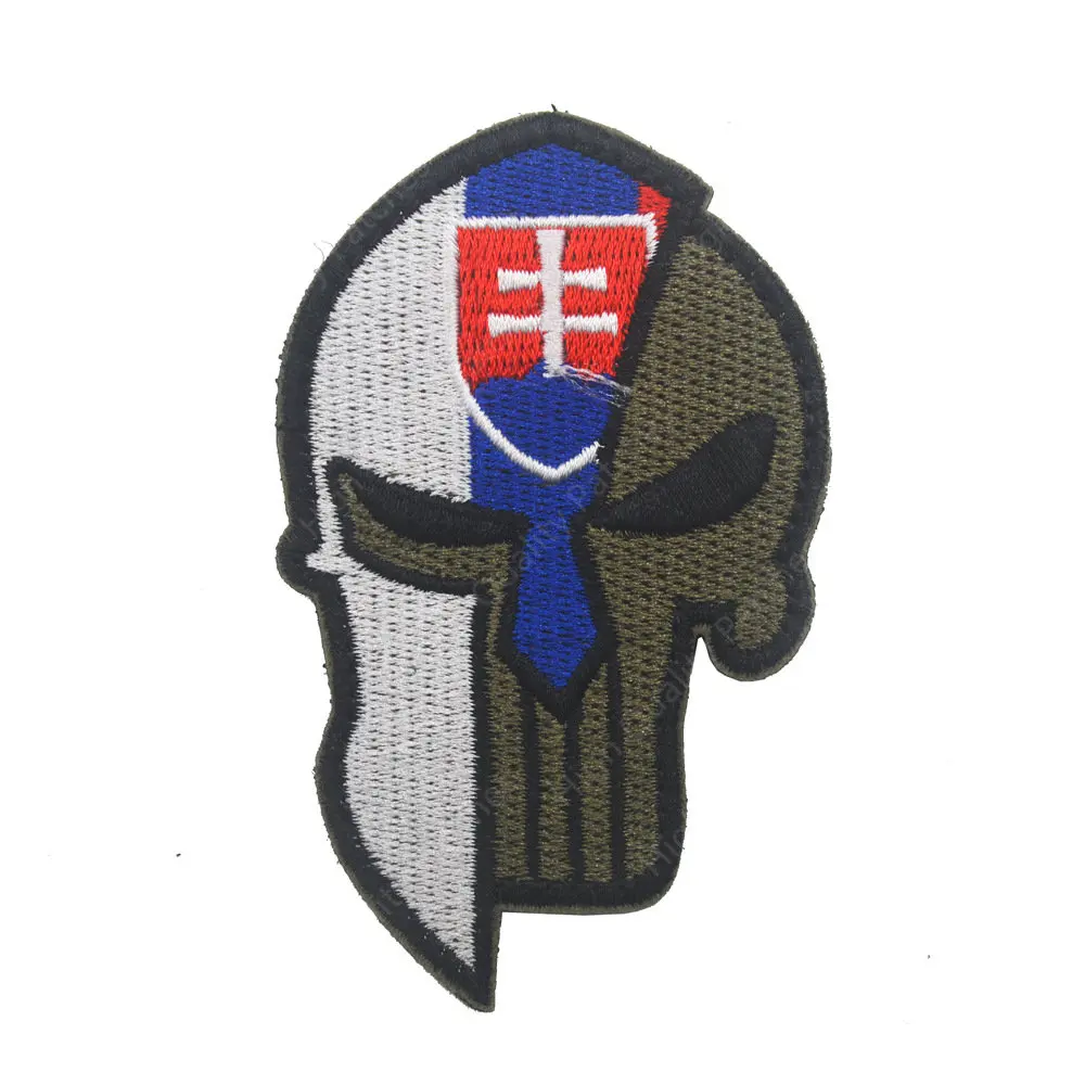 Patchs Magiques Brodés avec Sensation de Slovaquie, Danemark ge de Moulage à Infrarouge, Accessoires Militaires de l'Armée