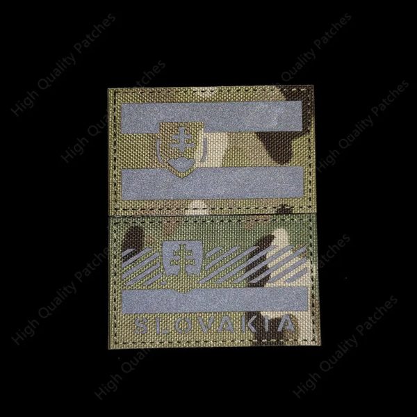 Patchs Magiques Brodés avec Sensation de Slovaquie, Danemark ge de Moulage à Infrarouge, Accessoires Militaires de l'Armée – Image 2