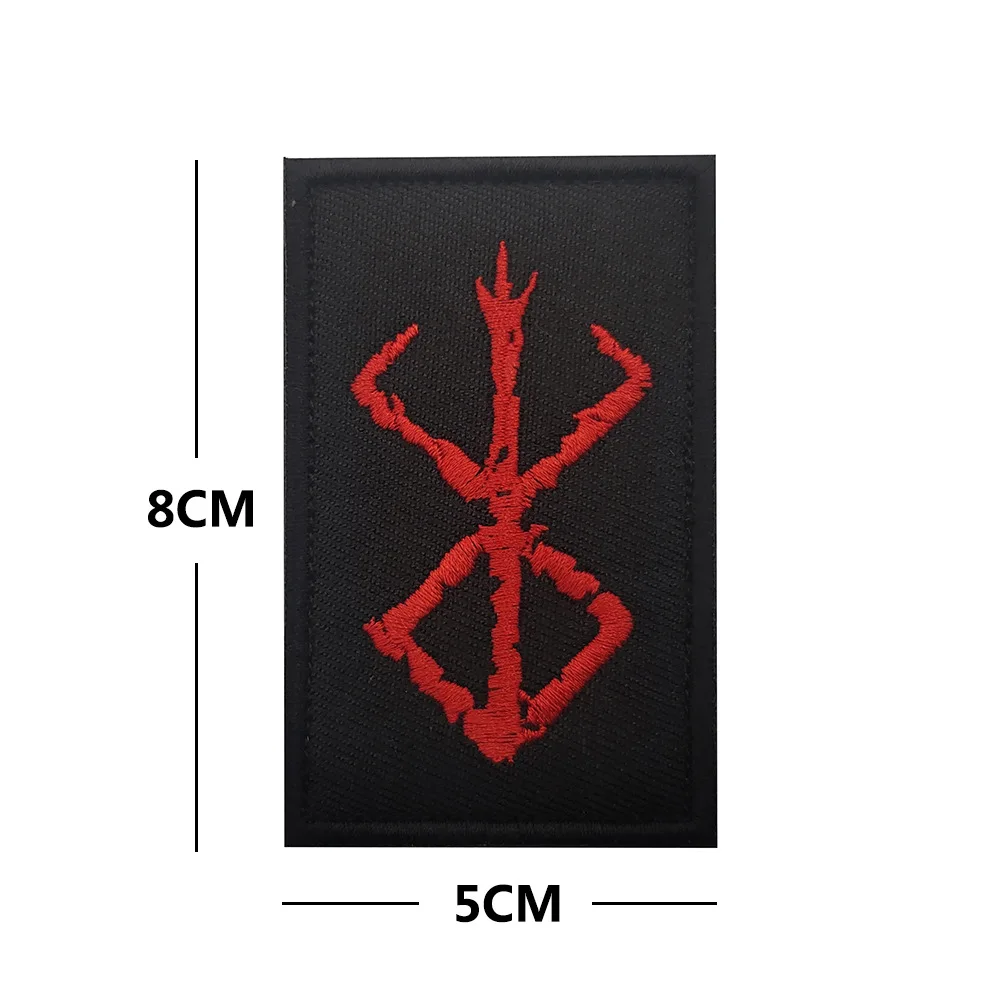 Emrboidery Dulviking avec hache double pour homme, hache militaire, patch d'étiquette de l'armée en caoutchouc PVC, chemise à coudre, chapeau de sac