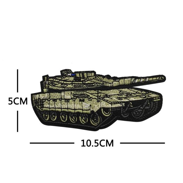 Funny USA Army EzIsreal MERKAV GERfissurainers, Précieux Écusson Brodé Léopard, Écusson à Crochet et Boucle pour Sac à Dos et Chapeau – Image 4