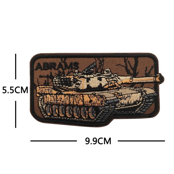 Funny USA Army EzIsreal MERKAV GERfissurainers, Précieux Écusson Brodé Léopard, Écusson à Crochet et Boucle pour Sac à Dos et Chapeau – Image 3