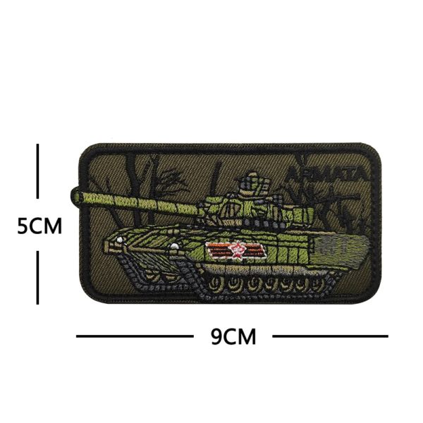 Funny USA Army EzIsreal MERKAV GERfissurainers, Précieux Écusson Brodé Léopard, Écusson à Crochet et Boucle pour Sac à Dos et Chapeau – Image 2