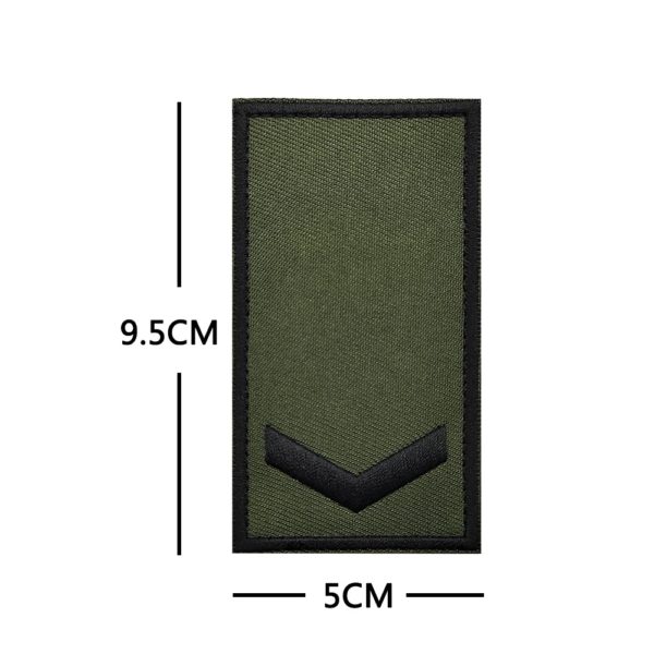 Écusson de broderie de grade de l'armée israélienne, étiquette de broderie, tissu appliqué – Image 5