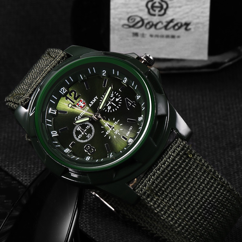 Kegllect-Montre suisse en nylon pour hommes, bracelet tissé, mode