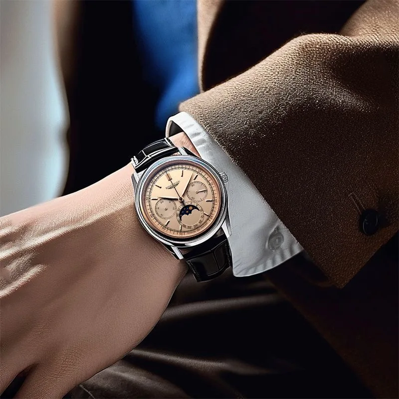 Montre à quartz suisse étanche pour homme, beau, classique, haut de gamme, simple, automatique, tendance, cadeau d'anniversaire, nouveau
