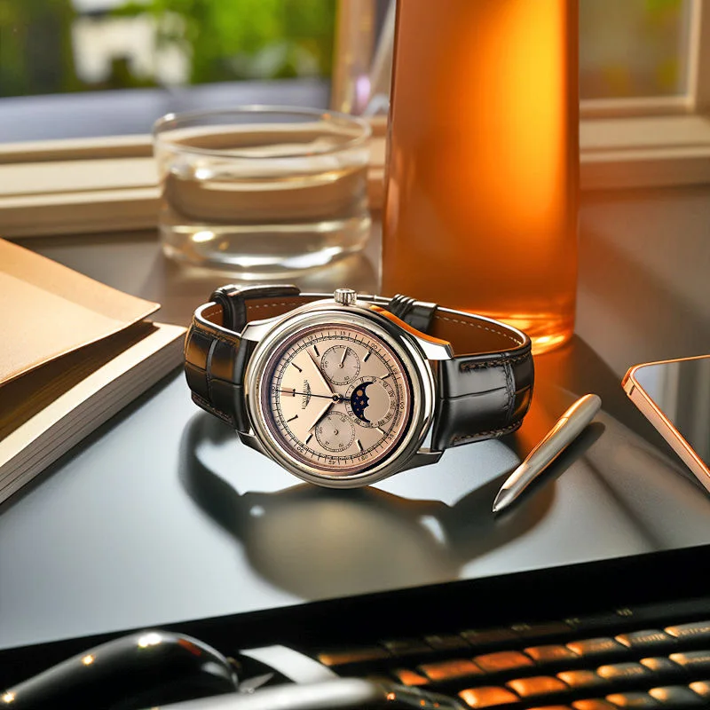 Montre à quartz suisse étanche pour homme, beau, classique, haut de gamme, simple, automatique, tendance, cadeau d'anniversaire, nouveau