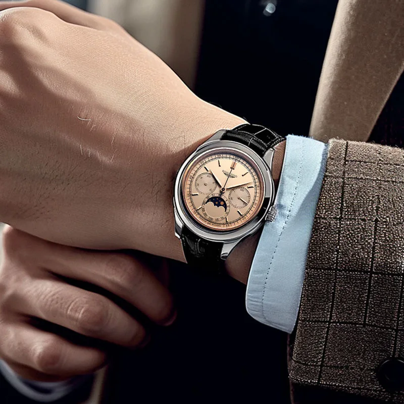 Montre à quartz suisse étanche pour homme, beau, classique, haut de gamme, simple, automatique, tendance, cadeau d'anniversaire, nouveau