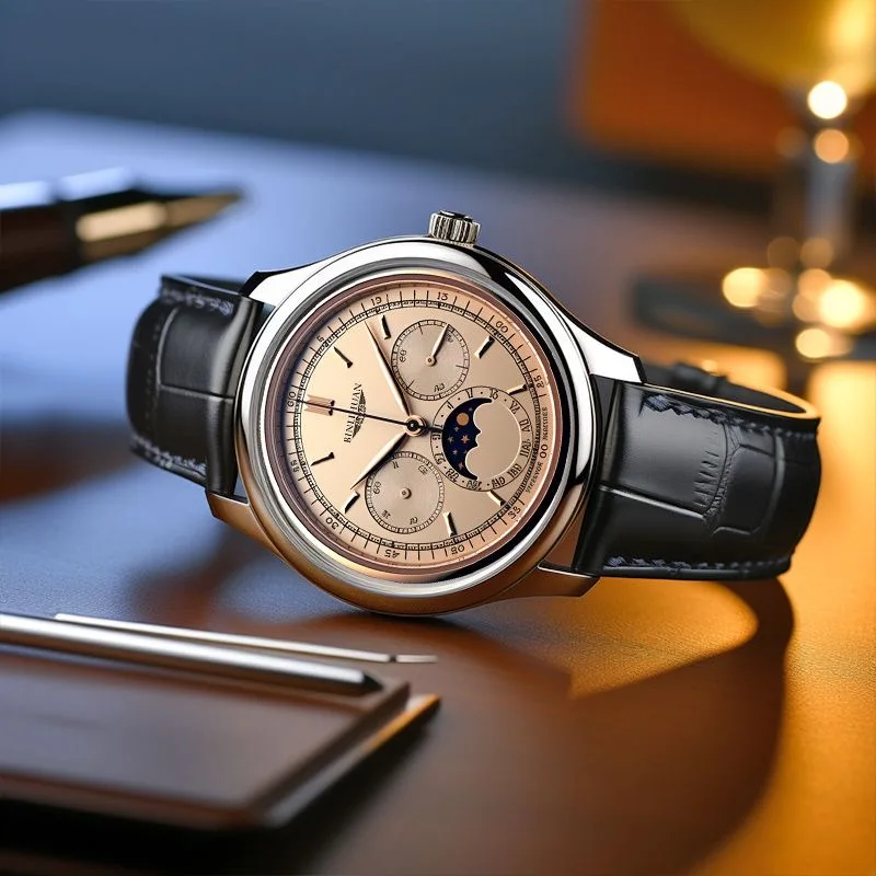 Montre à quartz suisse étanche pour homme, beau, classique, haut de gamme, simple, automatique, tendance, cadeau d'anniversaire, nouveau