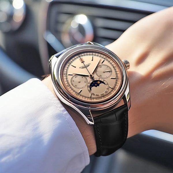 Montre à quartz suisse étanche pour homme, beau, classique, haut de gamme, simple, automatique, tendance, cadeau d'anniversaire, nouveau – Image 2