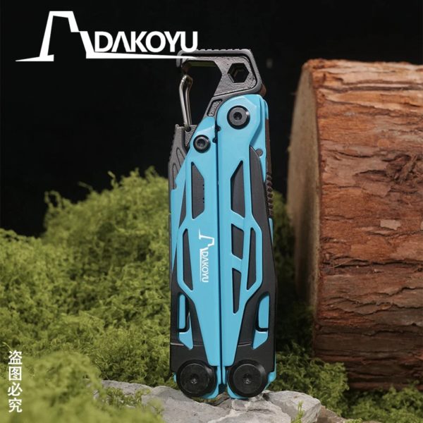 DAKOYU-Outil suisse multifonctionnel avec sifflet, pince d'extérieur, DKShadow disponible en plusieurs couleurs, équipement de camping extérieur – Image 3