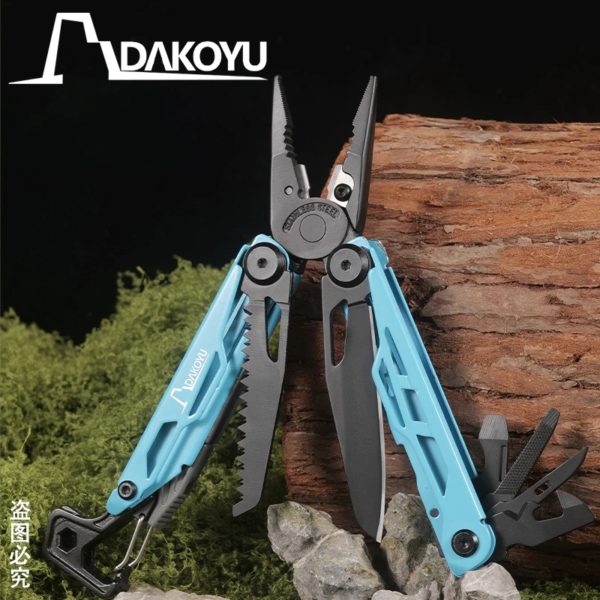 DAKOYU-Outil suisse multifonctionnel avec sifflet, pince d'extérieur, DKShadow disponible en plusieurs couleurs, équipement de camping extérieur
