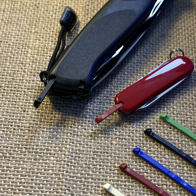 Cure-dents de rechange pour couteau suisse Victorinox, plusieurs couleurs, 1 pièce