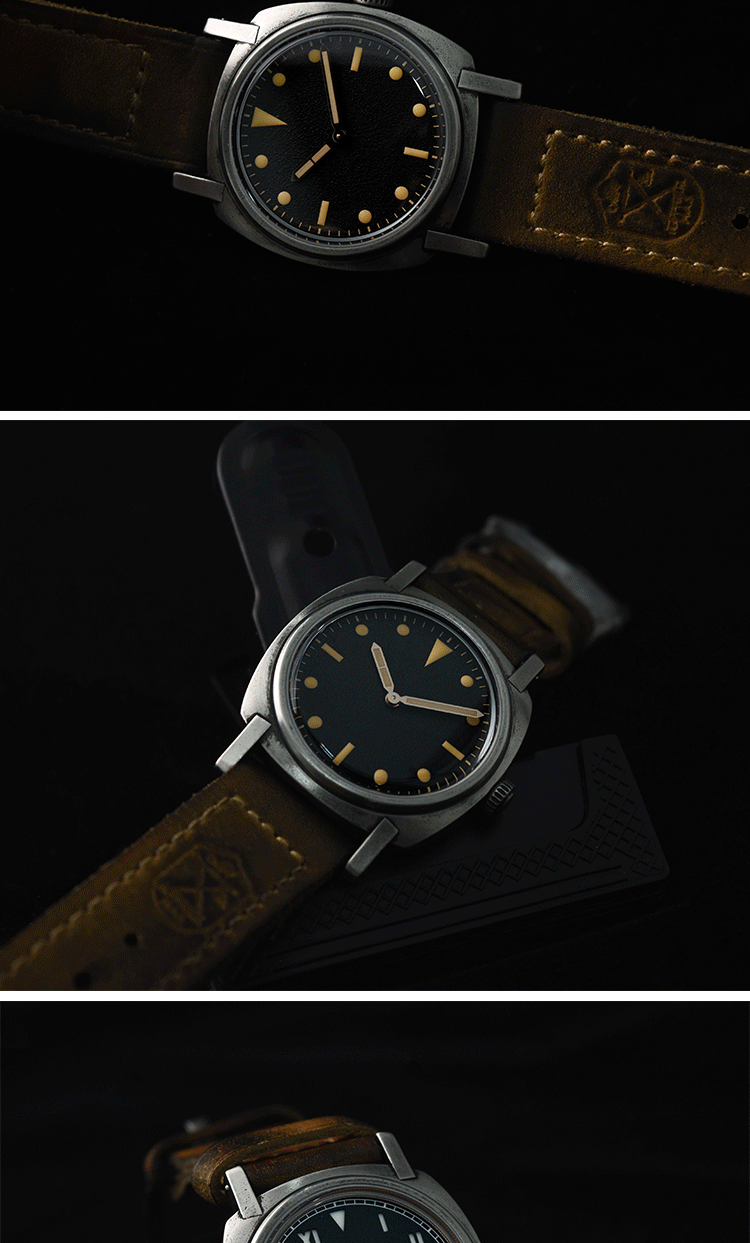 Montre Militaire Rétro à Quartz pour Homme, Zones Age Swiss 502, Mouvement Étanche, Super Lumineux, 200m