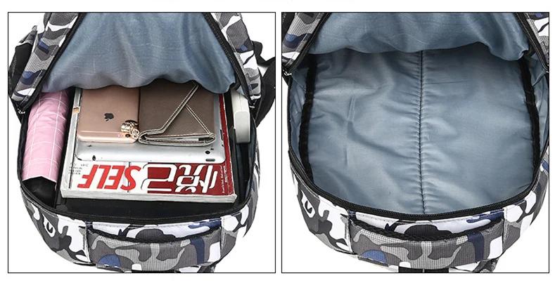 Sac à dos de Camouflage pour hommes et enfants, pour voyage, école, militaire, Cool, pour adolescents, garçons et filles