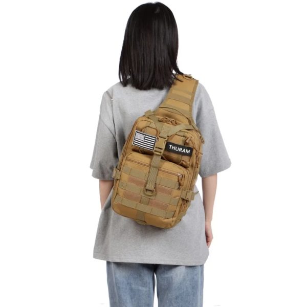 Sac à dos de sport militaire pour le transport quotidien, sac à dos extérieur, initié à la fronde, 8L, 15L – Image 6