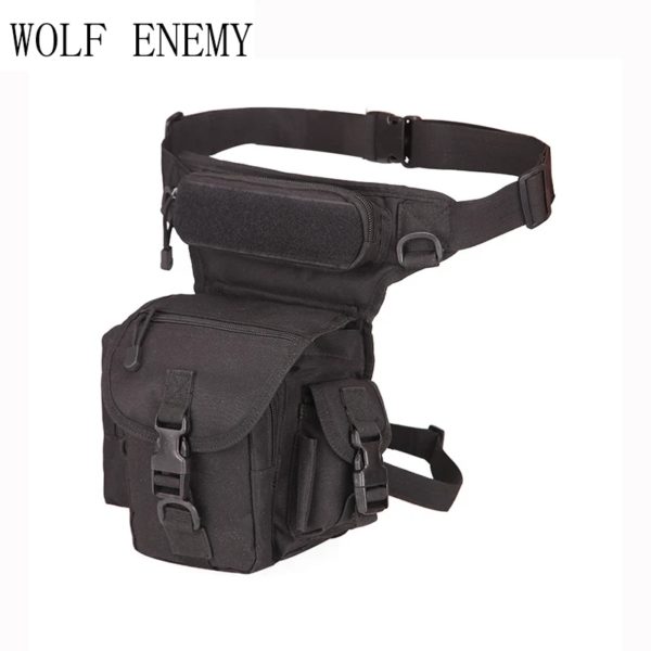 Poudres de cuisse utilitaires étanches, sac de jambe spécial, sac de taille de chasse, sports de plein air, armes de maintien, nouveau – Image 6