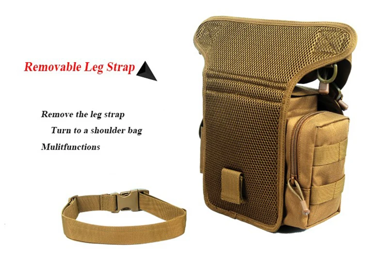 Poudres de cuisse utilitaires étanches, sac de jambe spécial, sac de taille de chasse, sports de plein air, armes de maintien, nouveau