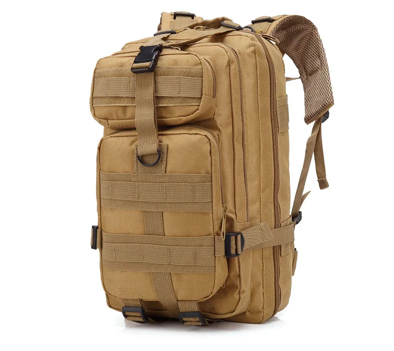 Sac à dos DulBackpack CamSolomon pour homme et femme, sac à dos 3P, noir, chirurgie tionné, extérieur, cyclisme, randonnée, chasse, sport, armée, 50L, 30L