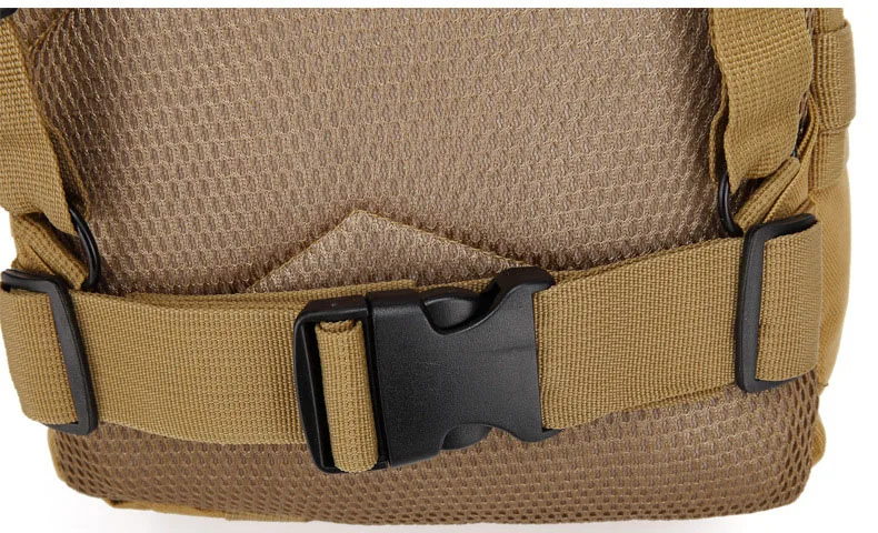 Sac à dos DulBackpack CamSolomon pour homme et femme, sac à dos 3P, noir, chirurgie tionné, extérieur, cyclisme, randonnée, chasse, sport, armée, 50L, 30L