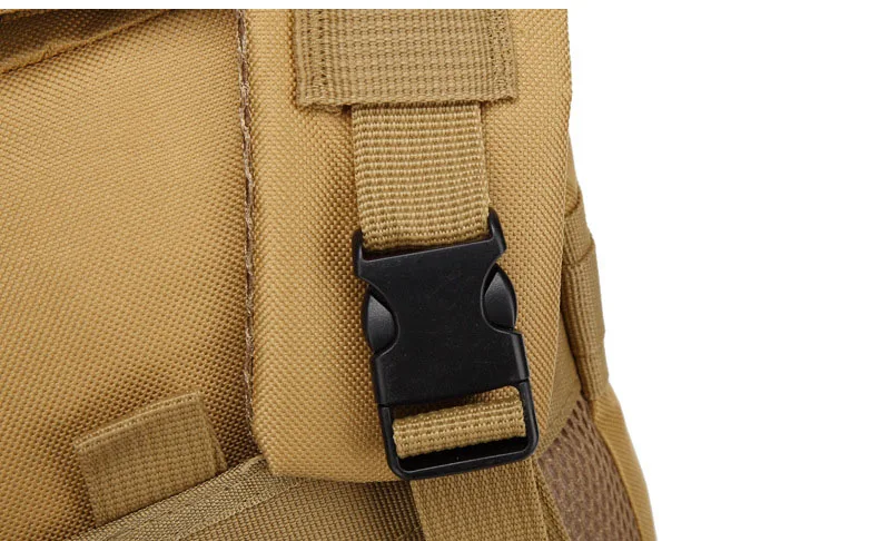 Sac à dos DulBackpack CamSolomon pour homme et femme, sac à dos 3P, noir, chirurgie tionné, extérieur, cyclisme, randonnée, chasse, sport, armée, 50L, 30L