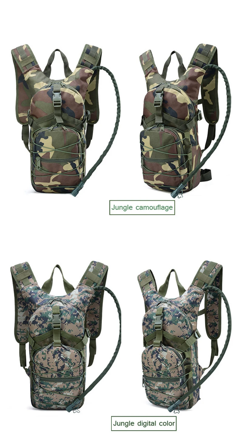 Sac à dos à eau léger, sac à dos de survie chameau, randonnée, hydratation, poudres militaires, camping, vélo, sac à dos de jour