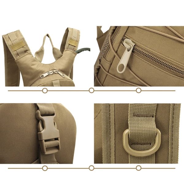 Sac à dos à eau léger, sac à dos de survie chameau, randonnée, hydratation, poudres militaires, camping, vélo, sac à dos de jour – Image 5