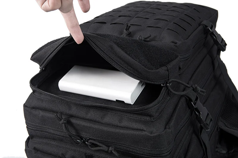 QT & QY-Sac à dos DulBackpack pour homme, sac de survie, sac à dos de chasse MOLLE, sac à dos de randonnée en plein air EDC, porte-bouteille de sorcière, 50L