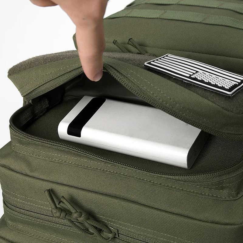 QT & QY-Sac à dos DulBackpack pour homme, sac de survie, sac à dos de chasse MOLLE, sac à dos de randonnée en plein air EDC, porte-bouteille de sorcière, 50L