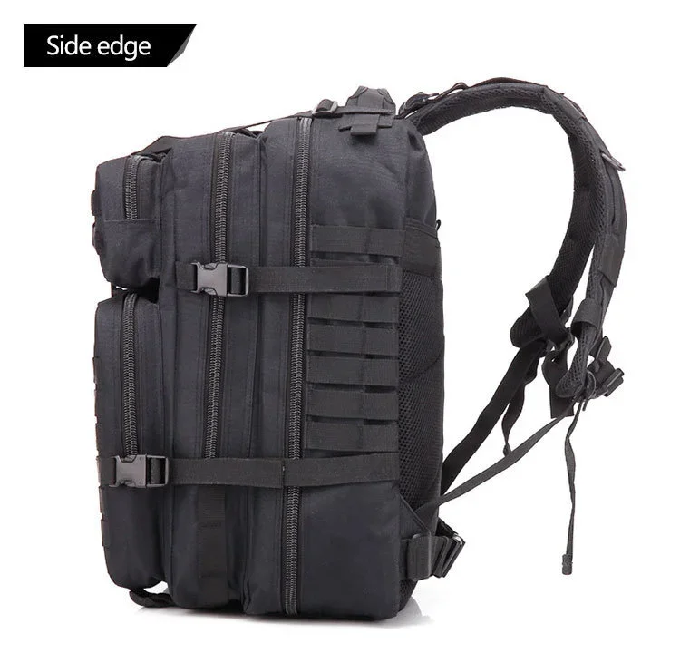 QT & QY-Sacs à dos de voyage pour hommes, sacs de survie en plein air, pack d'assaut 3P, pack EDC Molle, randonnée, trekking, sac de chasse, 30 L, 50L QT & QY-Sacs à dos de voyage pour hommes, sacs de survie en plein air, pack d'assaut 3P, pack EDC Molle, randonnée, trekking, sac de chasse, 30 L, 50L