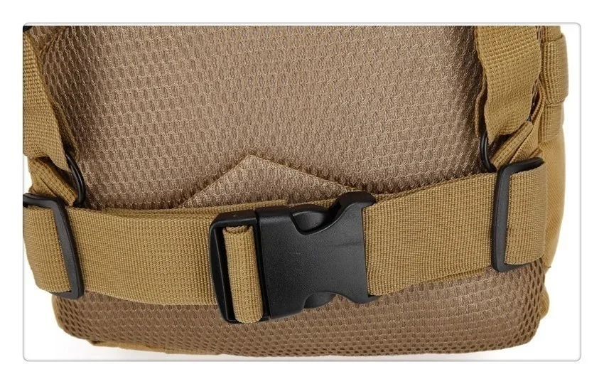 QT & QY-Sacs à dos de voyage pour hommes, sacs de survie en plein air, pack d'assaut 3P, pack EDC Molle, randonnée, trekking, sac de chasse, 30 L, 50L