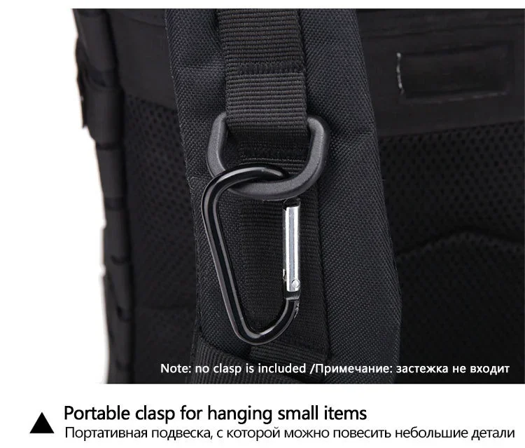 QT & QY-Sacs à dos de voyage pour hommes, sacs de survie en plein air, pack d'assaut 3P, pack EDC Molle, randonnée, trekking, sac de chasse, 30 L, 50L QT & QY-Sacs à dos de voyage pour hommes, sacs de survie en plein air, pack d'assaut 3P, pack EDC Molle, randonnée, trekking, sac de chasse, 30 L, 50L