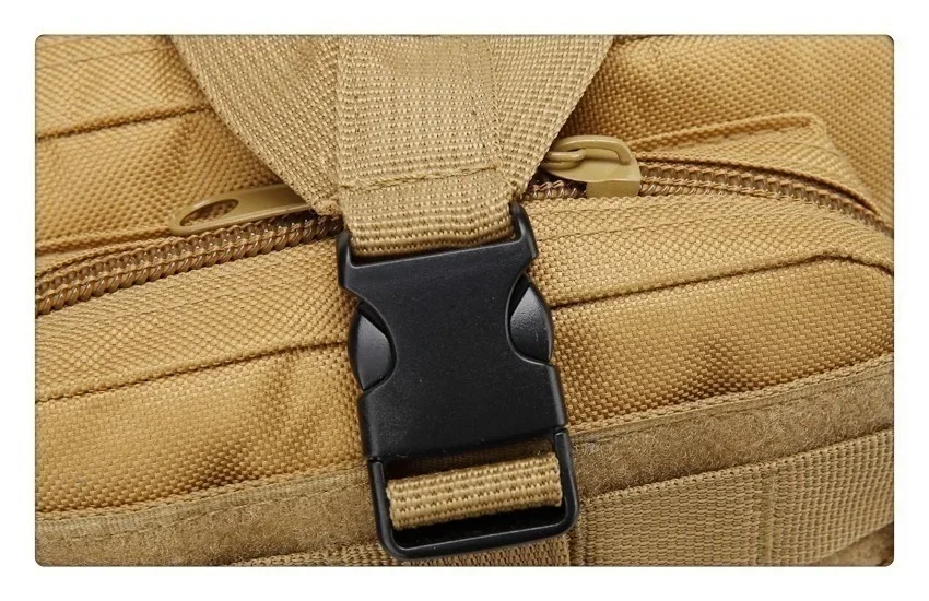 QT & QY-Sacs à dos de voyage pour hommes, sacs de survie en plein air, pack d'assaut 3P, pack EDC Molle, randonnée, trekking, sac de chasse, 30 L, 50L