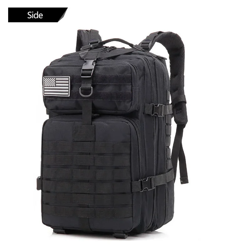 QT & QY-Sacs à dos de voyage pour hommes, sacs de survie en plein air, pack d'assaut 3P, pack EDC Molle, randonnée, trekking, sac de chasse, 30 L, 50L QT & QY-Sacs à dos de voyage pour hommes, sacs de survie en plein air, pack d'assaut 3P, pack EDC Molle, randonnée, trekking, sac de chasse, 30 L, 50L