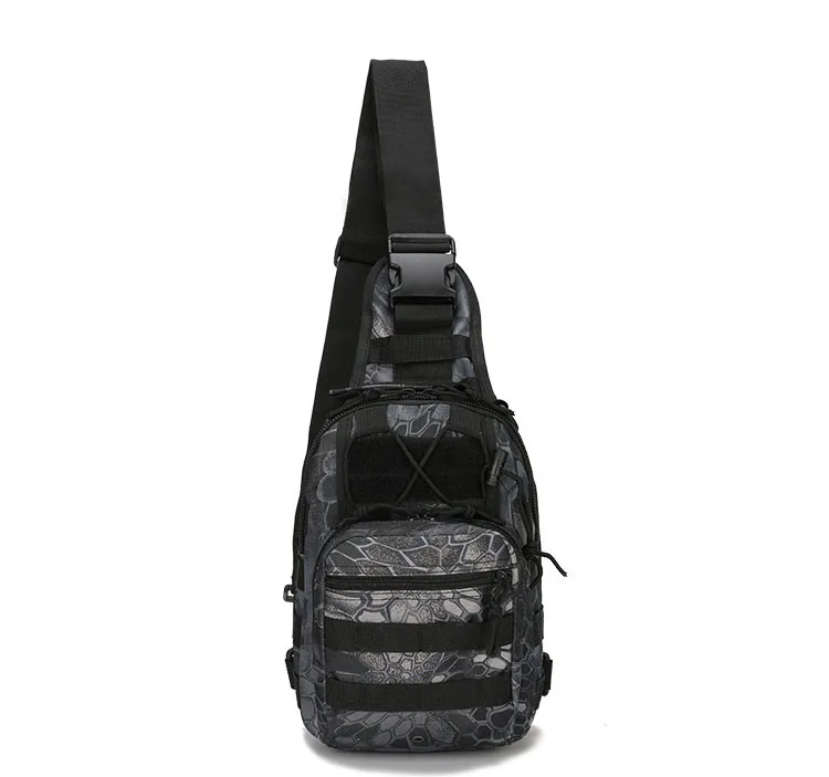 Sacs DulChest extérieurs pour hommes, petit sac de poitrine, sac de messager portable, sac initié au cyclisme, armée CamSolomon, escalade, 600D Wate
