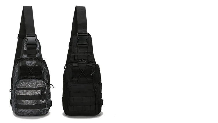 Sacs DulChest extérieurs pour hommes, petit sac de poitrine, sac de messager portable, sac initié au cyclisme, armée CamSolomon, escalade, 600D Wate