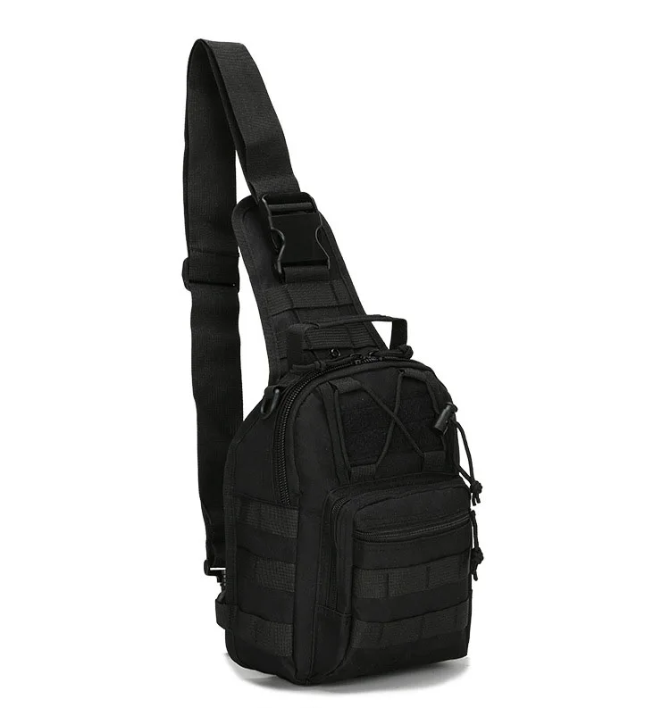 Sacs DulChest extérieurs pour hommes, petit sac de poitrine, sac de messager portable, sac initié au cyclisme, armée CamSolomon, escalade, 600D Wate