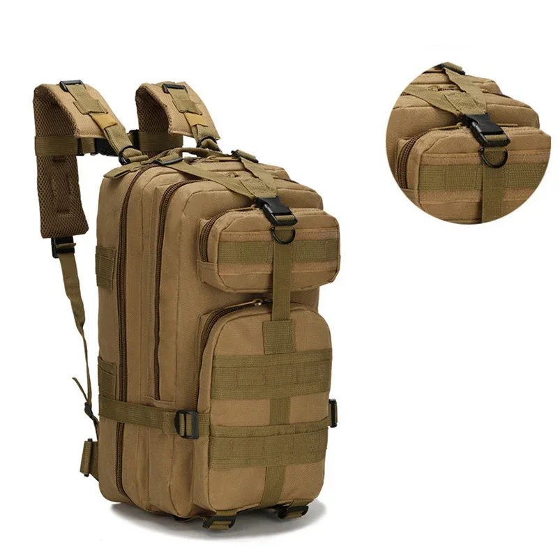 Sac à dos extérieur 3P, 30L, sac de premiers soins, sport, trekking, randonnée, camping, chasse, escalade, équitation, sac à dos d'entraînement