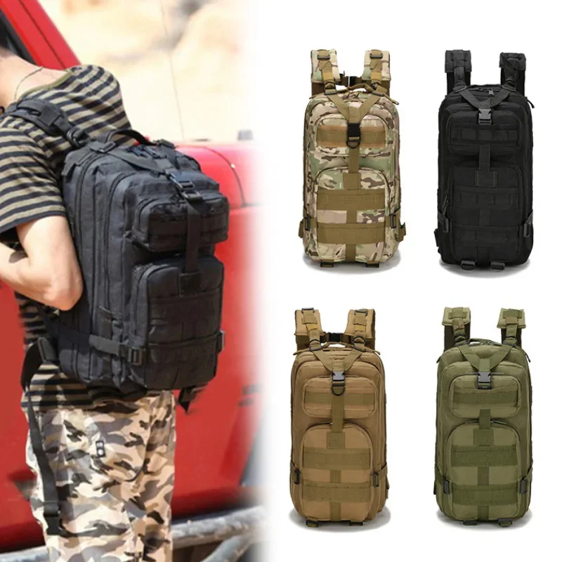 Sac à dos extérieur 3P, 30L, sac de premiers soins, sport, trekking, randonnée, camping, chasse, escalade, équitation, sac à dos d'entraînement