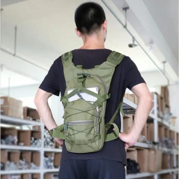 Sac à dos étanche Oxford 800D unisexe, 18L, pour homme, sacoche militaire pour sports de plein air, cyclisme, voyage, escalade et camping – Image 6