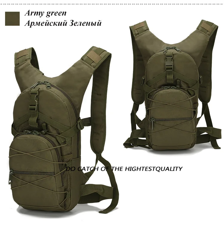 Sac à dos étanche Oxford 800D unisexe, 18L, pour homme, sacoche militaire pour sports de plein air, cyclisme, voyage, escalade et camping