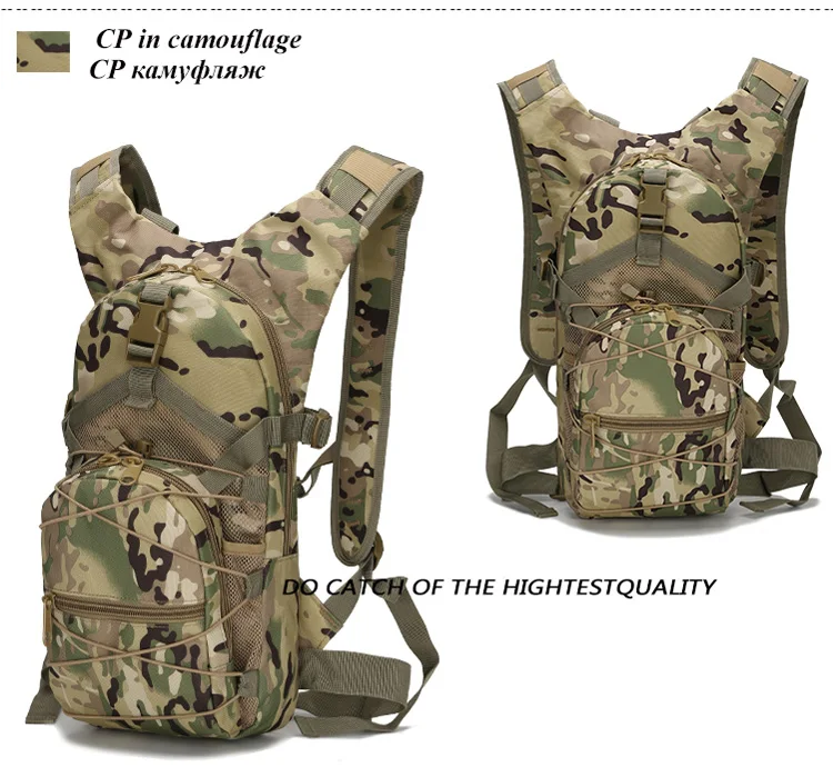 Sac à dos étanche Oxford 800D unisexe, 18L, pour homme, sacoche militaire pour sports de plein air, cyclisme, voyage, escalade et camping
