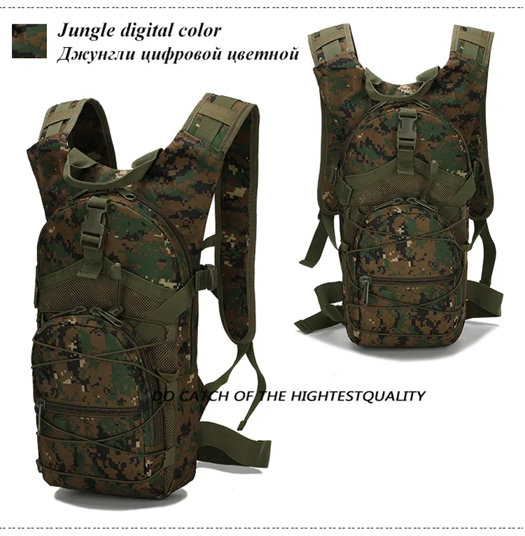 Sac à dos étanche Oxford 800D unisexe, 18L, pour homme, sacoche militaire pour sports de plein air, cyclisme, voyage, escalade et camping