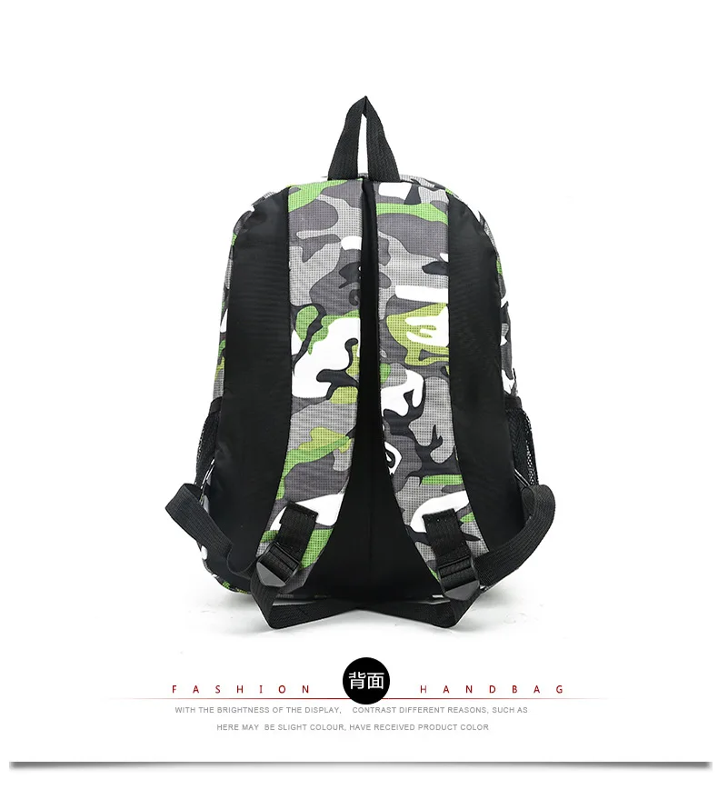 CamSolomon-Sac à Dos de Voyage pour Homme et Enfant, Cartable d'École Militaire Cool pour Adolescent Garçon et Fille, Notification Mochila