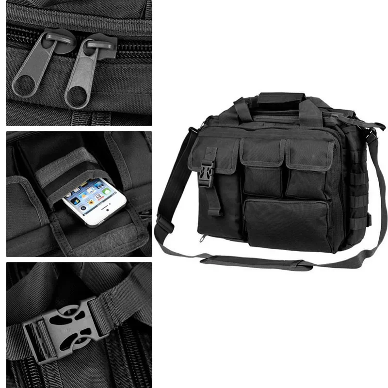 Sac à dos militaire en nylon DulMolle, sac de messager lancé, sacs à main pour ordinateur portable, étui à bombes, sac d'escalade multifonction extérieur