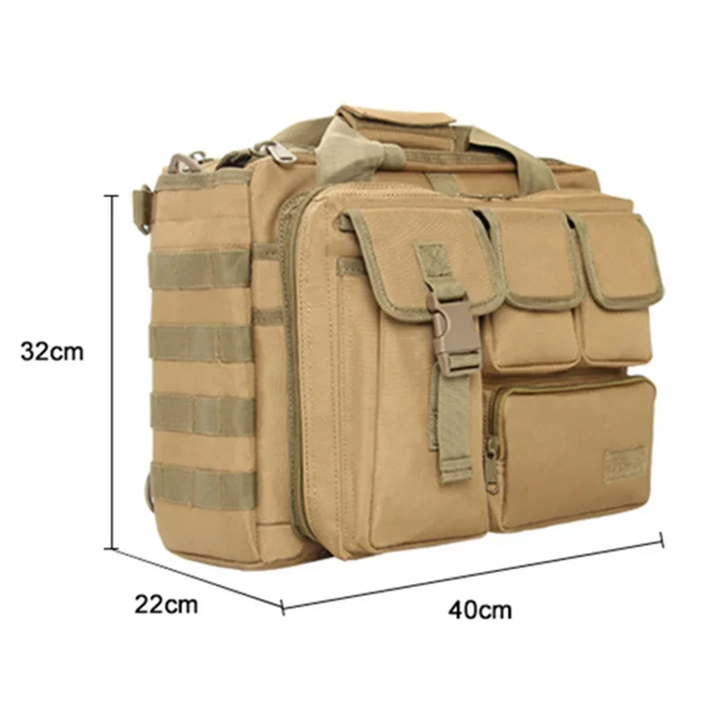 Sac à dos militaire en nylon DulMolle, sac de messager lancé, sacs à main pour ordinateur portable, étui à bombes, sac d'escalade multifonction extérieur