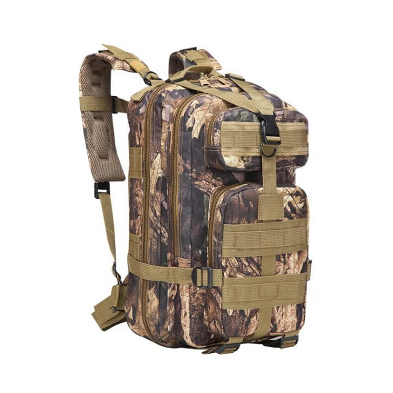 Sac à dos de sport de plein air pour hommes et femmes, sac à dos militaire, sacs Molle, camping, randonnée, escalade, 25L, 3P Skip