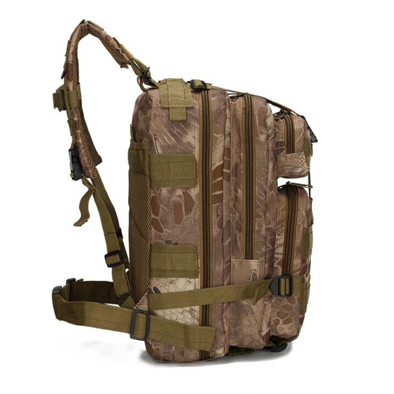Sac à dos de sport de plein air pour hommes et femmes, sac à dos militaire, sacs Molle, camping, randonnée, escalade, 25L, 3P Skip